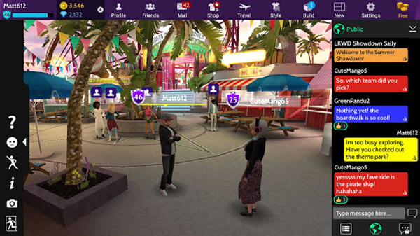 Avakin虚拟世界内置菜单版 截图
