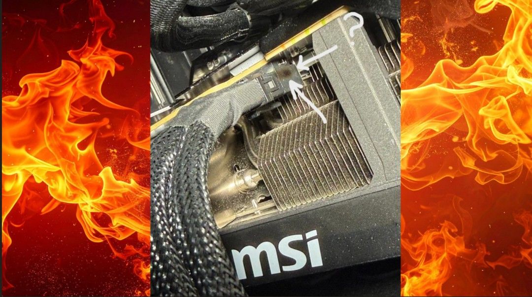 RTX5090又曝烧毁事故!电源适配器熔化后牢牢粘住GPU RTX5090又曝烧毁事故!电源适配器熔化后牢牢粘住GPU