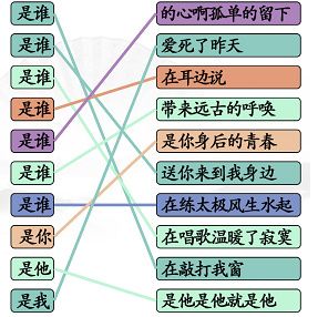 汉字找茬王谁连歌曲答案全揭秘