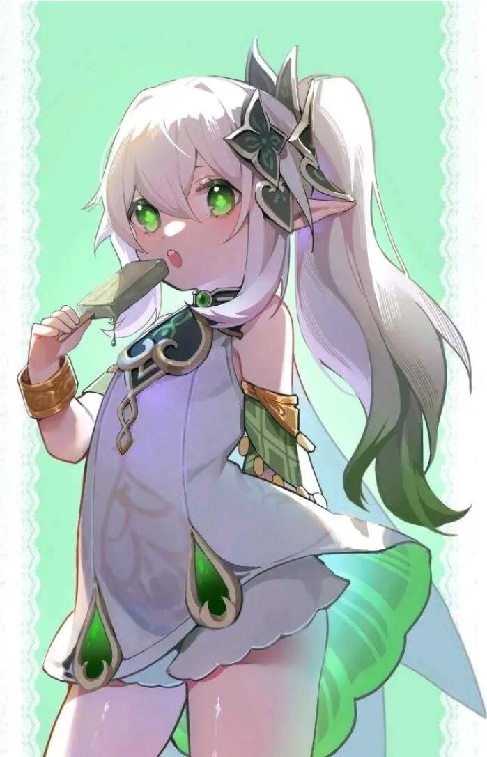 原神纳西妲透明开襟图