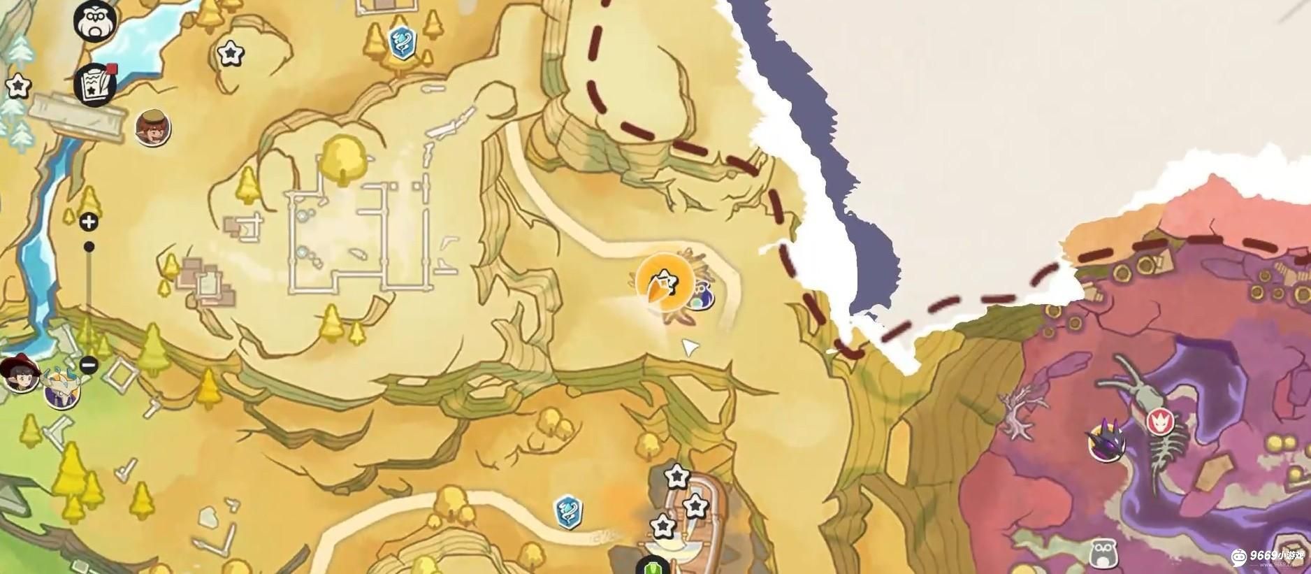 洛克王国星霜崖地跑图全攻略
