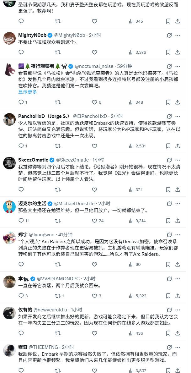 《ArcRaiders》发售两月Steam在线峰值突破40万 《ArcRaiders》发售两月Steam在线峰值突破40万