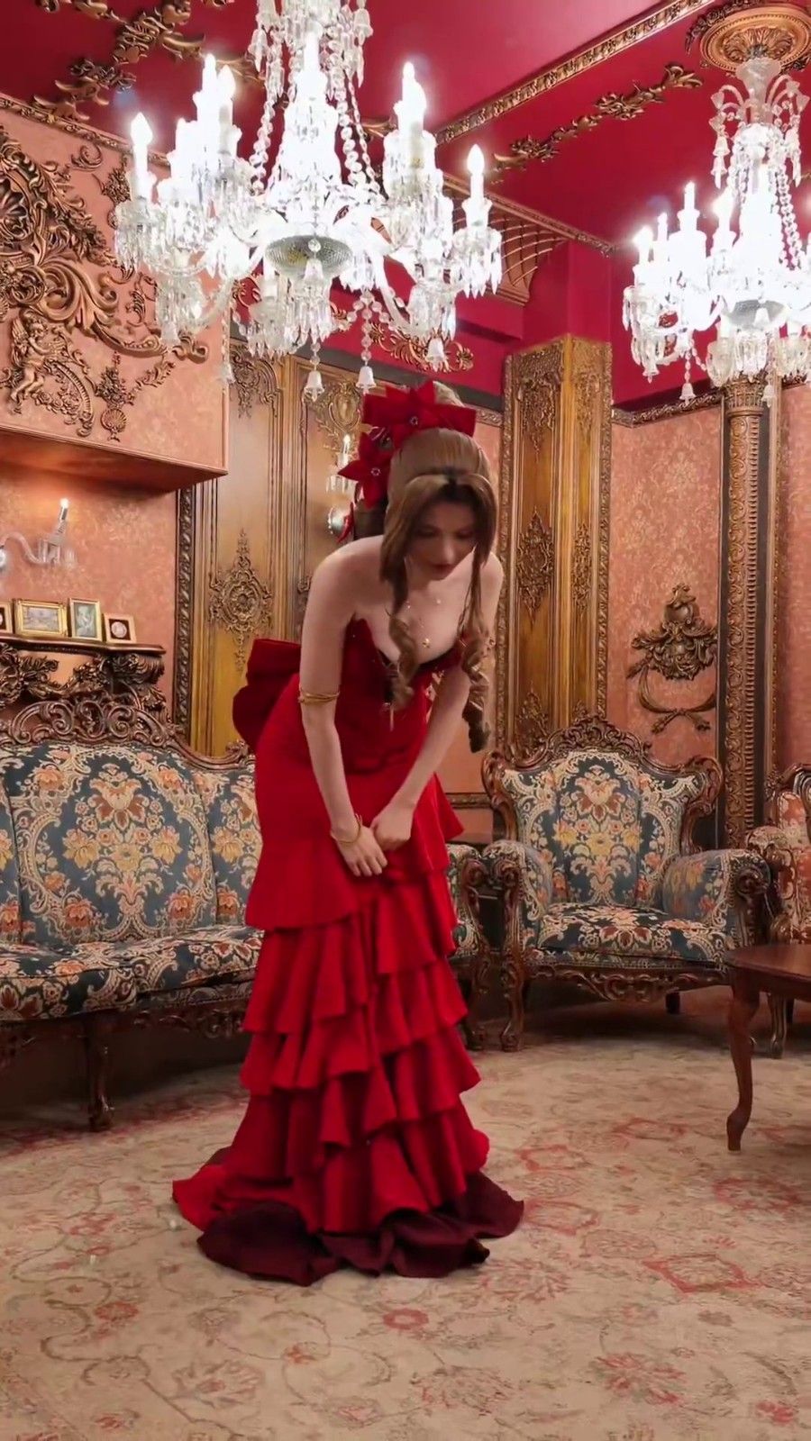 艾什莉体模神还原《最终幻想》爱丽丝-顶级身材完美诠释优雅魅力 艾什莉体模神还原《最终幻想》爱丽丝-顶级身材完美诠释优雅魅力
