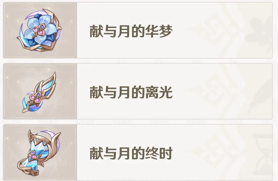 原神月之四版本-全新圣遗物详解 原神月之四版本-全新圣遗物详解