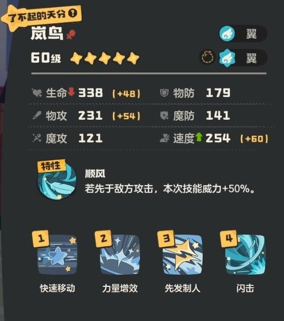 《洛克王国世界》翼王队技能搭配分享