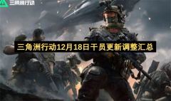 三角洲行动12月18日干员更新与调整内容一览