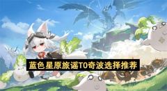 蓝色星原旅谣T0奇波选择推荐