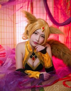 王者荣耀妲己绝美COS图集 少女阿狸惊艳COS图集分享